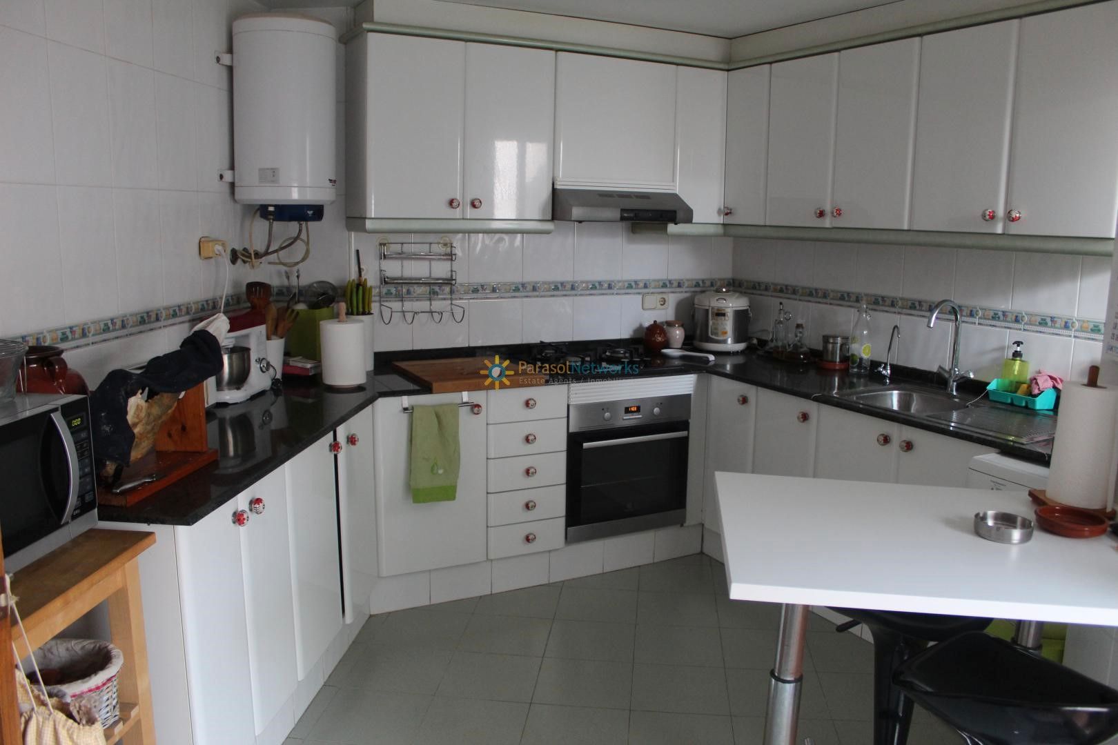 Kitchen of Single-family semi-detached for sale in Piles  with Air Conditioner, Storage room and Furnished