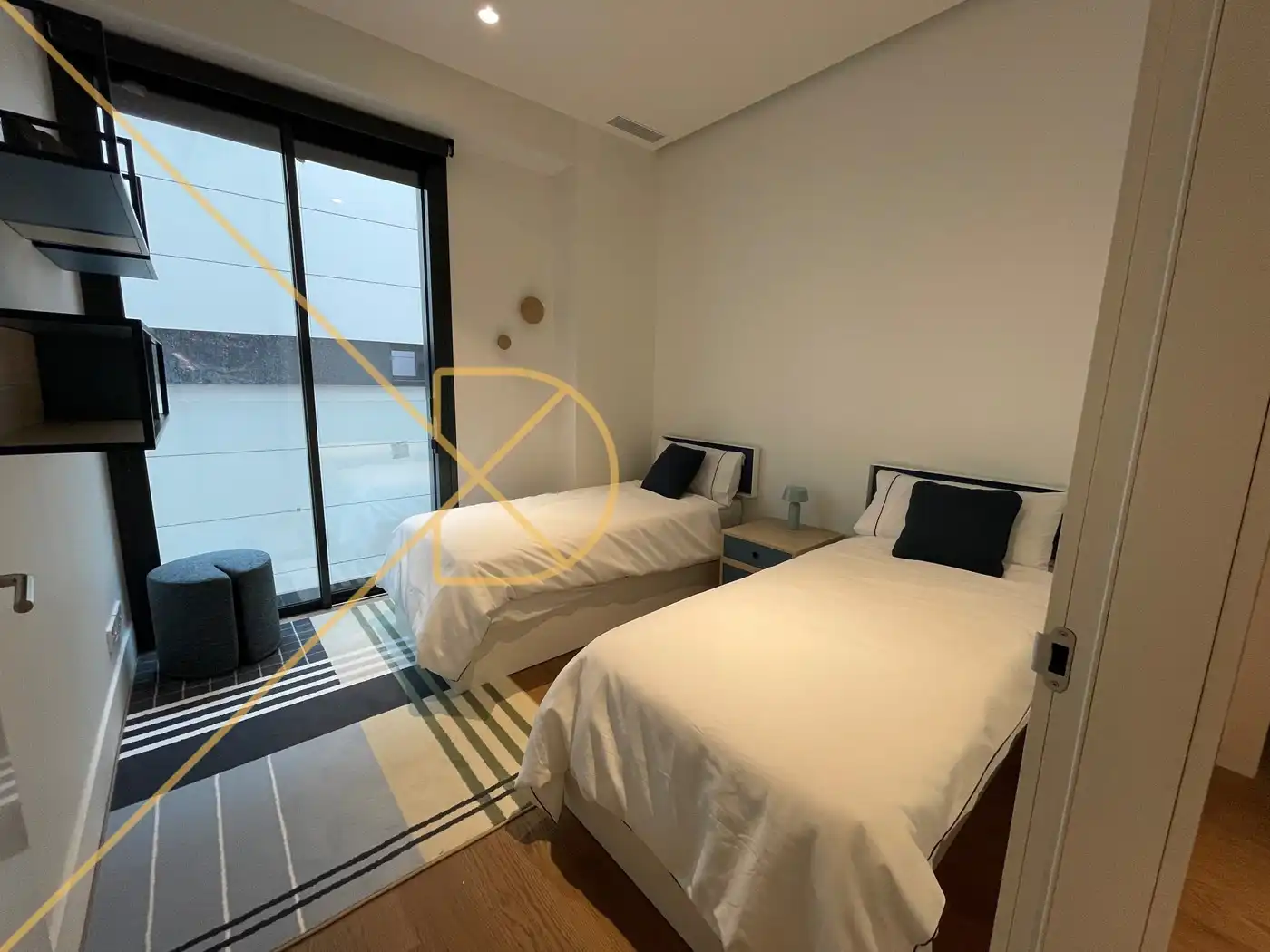 Schlafzimmer von Wohnung zum Verkauf in Barcelona mit Klimaanlage, Heizung und Parkett