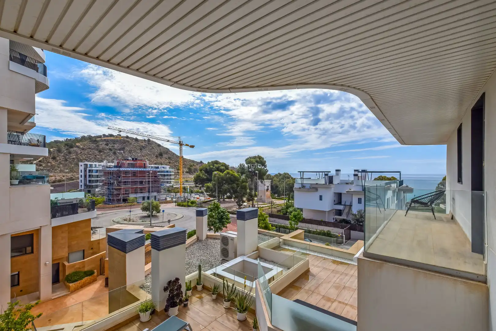 Terraza de Dúplex en venta en Villajoyosa / La Vila Joiosa con Aire acondicionado, Calefacción y Jardín privado