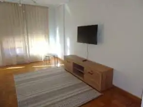 Living room of Flat for rent in Gijón   with Heating, Parquet flooring and Storage room