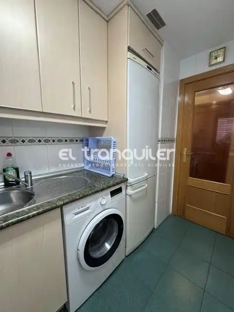 Kitchen of Flat for rent in Madrid  with Air Conditioner, Swimming Pool and Furnished