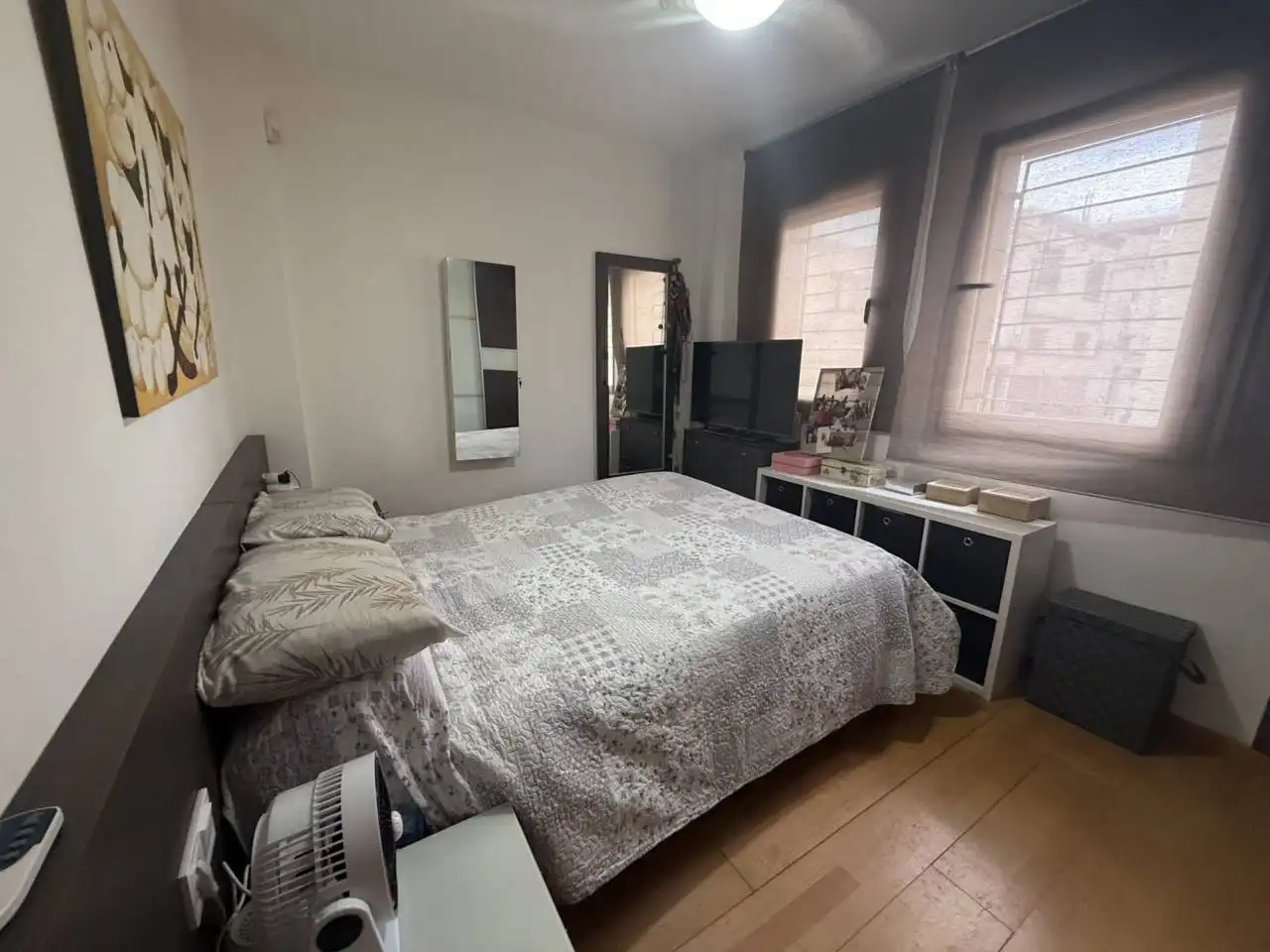 Schlafzimmer von Wohnung zum Verkauf in Sabadell mit Klimaanlage, Heizung und Parkett