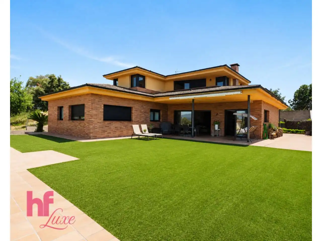 Vista exterior de Casa o chalet en venta en Lliçà de Vall con Aire acondicionado, Calefacción y Jardín privado