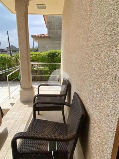 Terrassa de Casa o xalet en venda en Sanxenxo amb Calefacció, Jardí privat i Terrassa