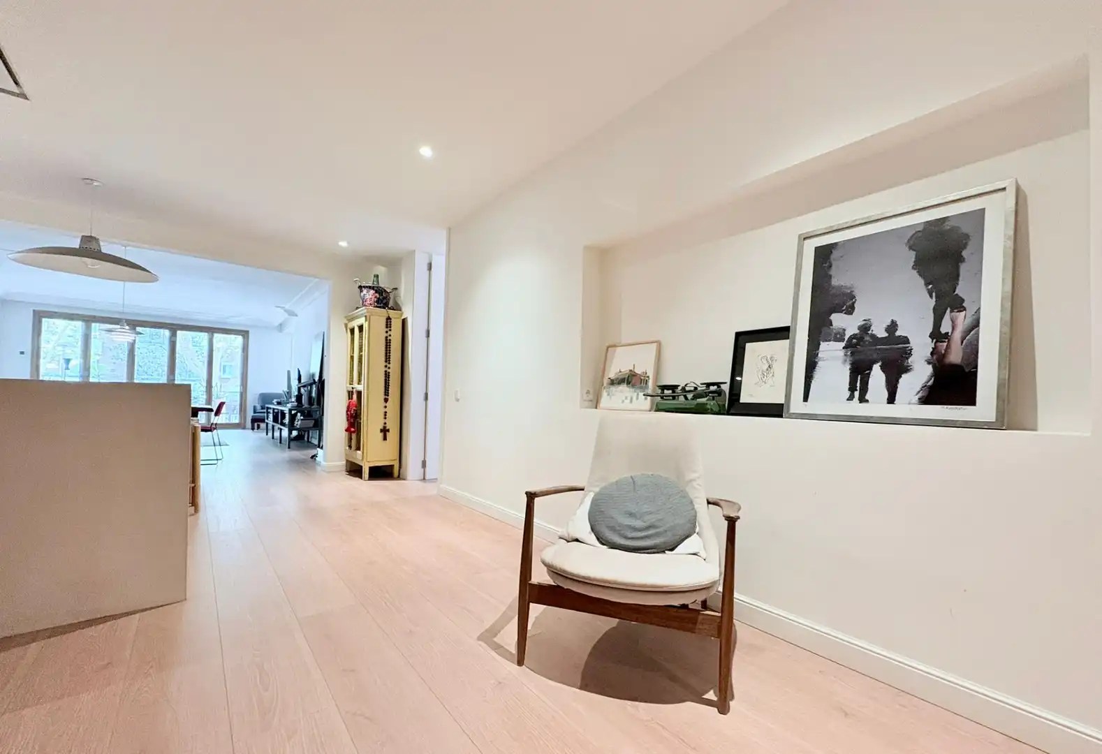 Sala d'estar de Pis en venda en Barcelona amb Aire condicionat, Calefacció i Parquet