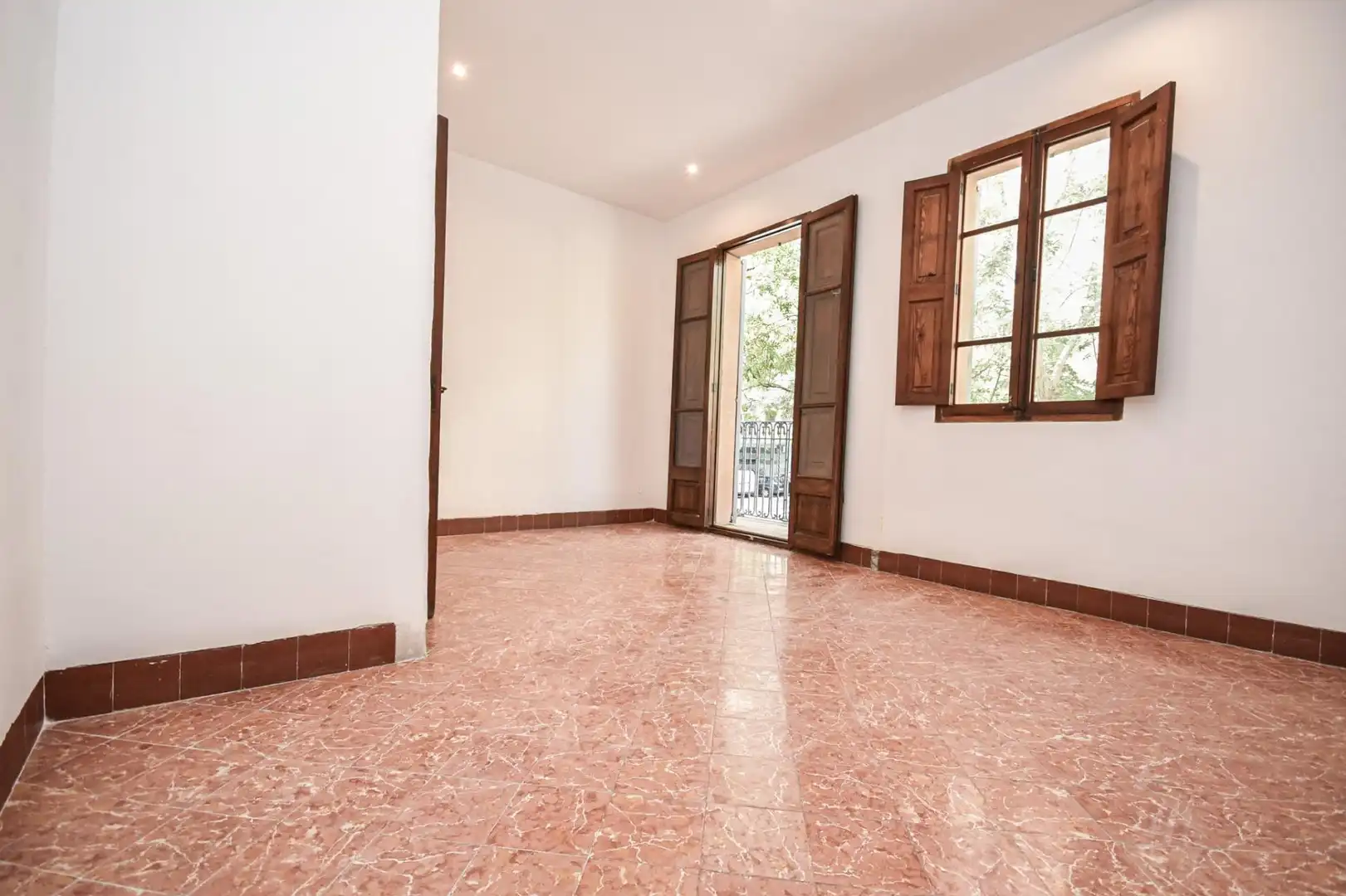 Schlafzimmer von Wohnung zur Miete in  Palma de Mallorca mit Terrasse, Abstellraum und Balkon