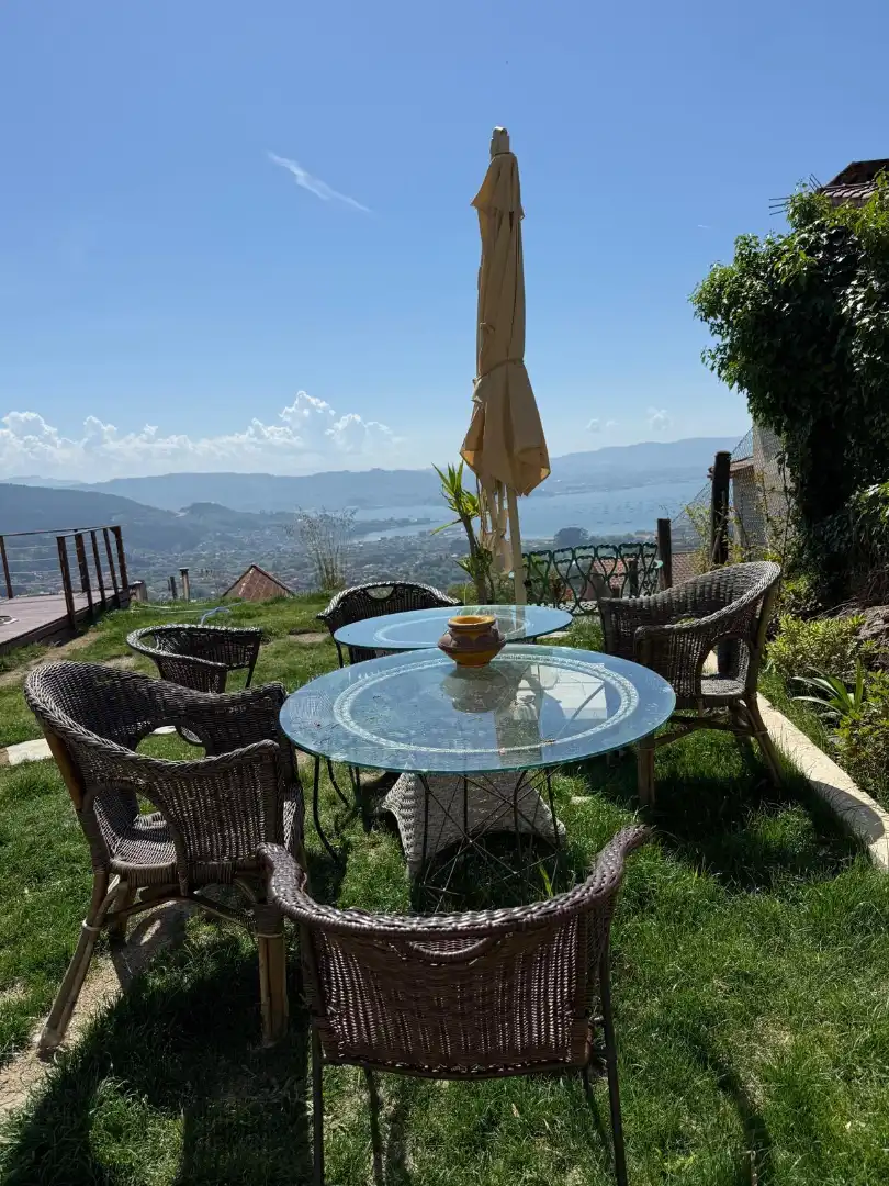 Terraza de Casa o chalet de alquiler en Moaña con Aire acondicionado, Calefacción y Jardín privado