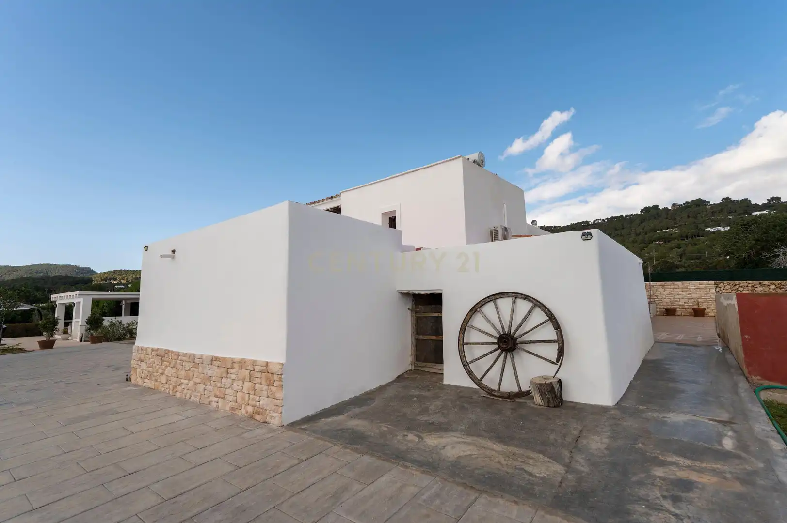 Außenansicht von Haus oder Chalet zur Miete in Sant Josep de sa Talaia mit Klimaanlage, Privatgarten und Möbliert