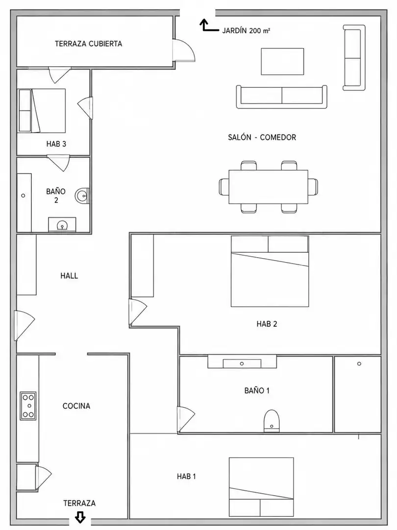 Piso en venta en Calvià con Jardín privado, Terraza y Trastero