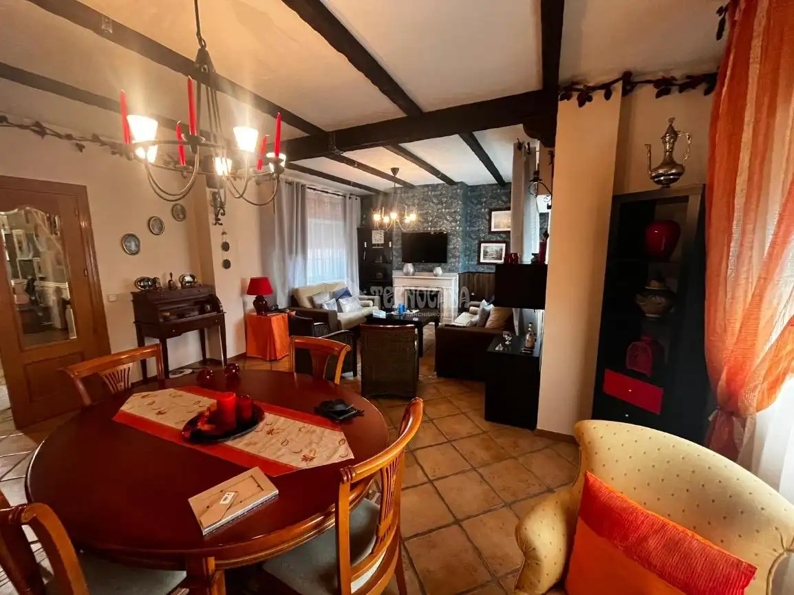 Living room of Detached homes for sale in Madrid  with Air Conditioner, Heating and Private garden