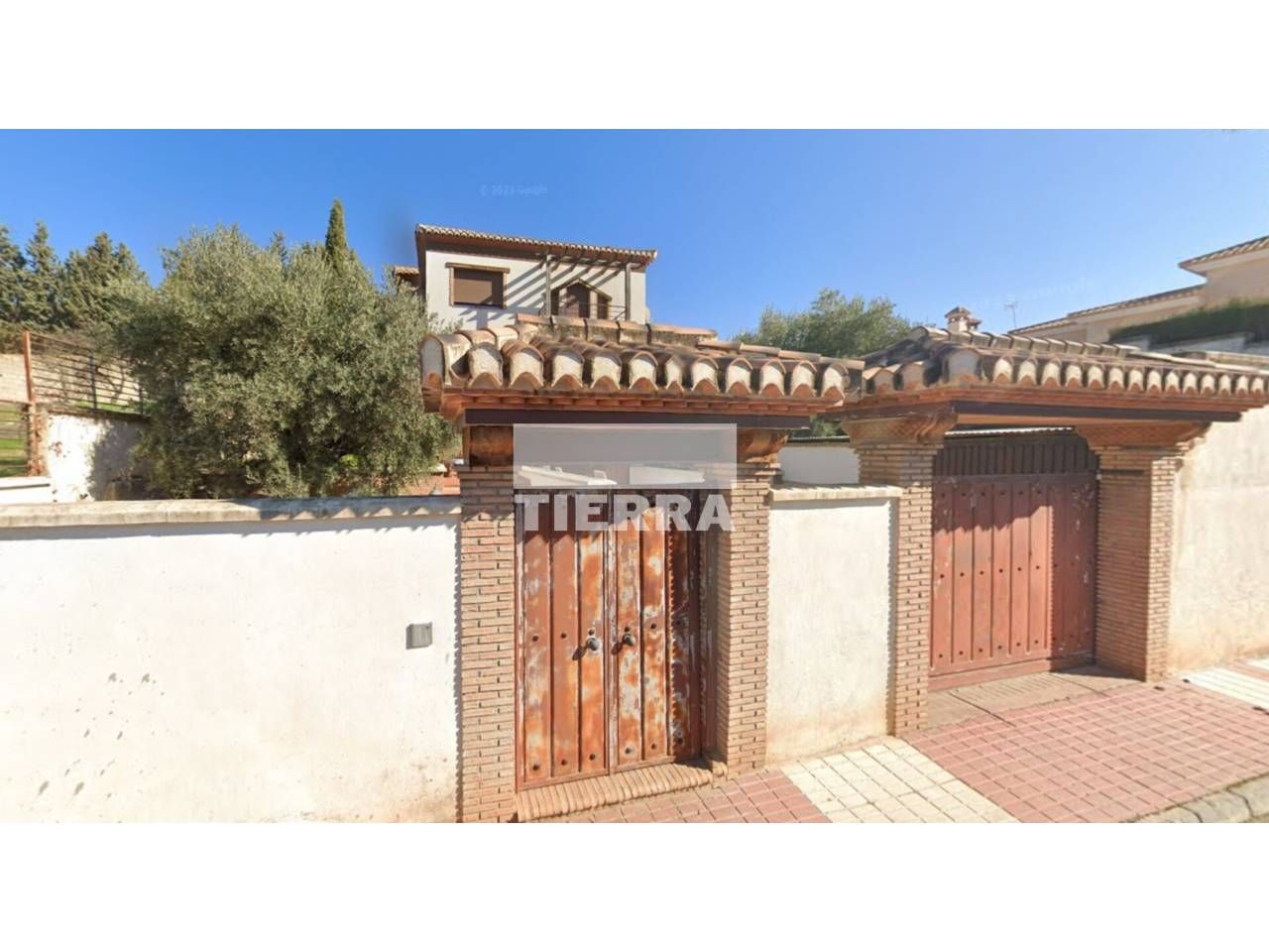 Vista exterior de Casa o chalet en venta en Villa de Otura con Jardín privado, Terraza y Piscina