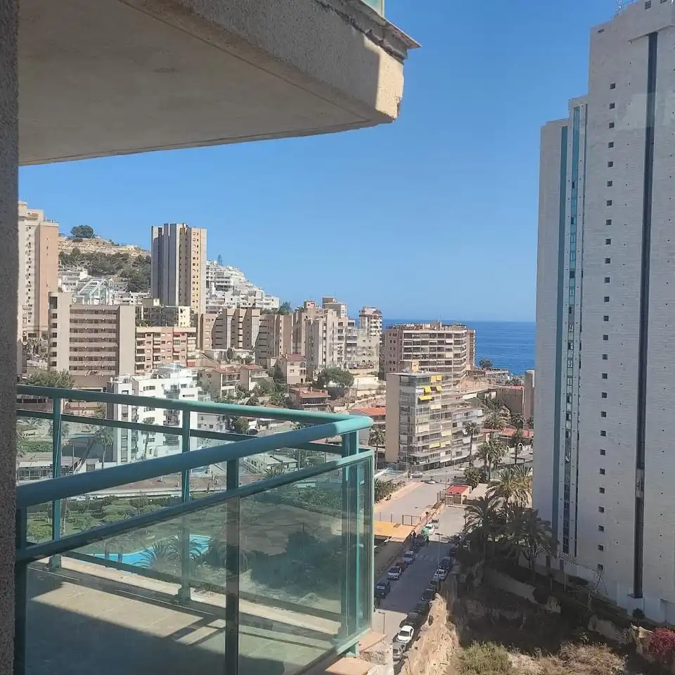 Außenansicht von Wohnung zum Verkauf in Villajoyosa / La Vila Joiosa mit Klimaanlage, Möbliert und Gemeinschaftspool