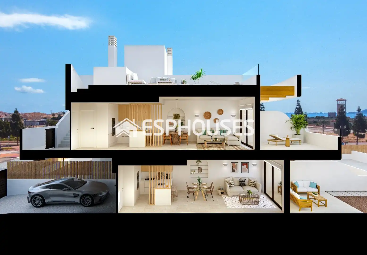 Bungalow con terraza en venta en Las Lomas de Rame - Bahía Bella, imagen 7