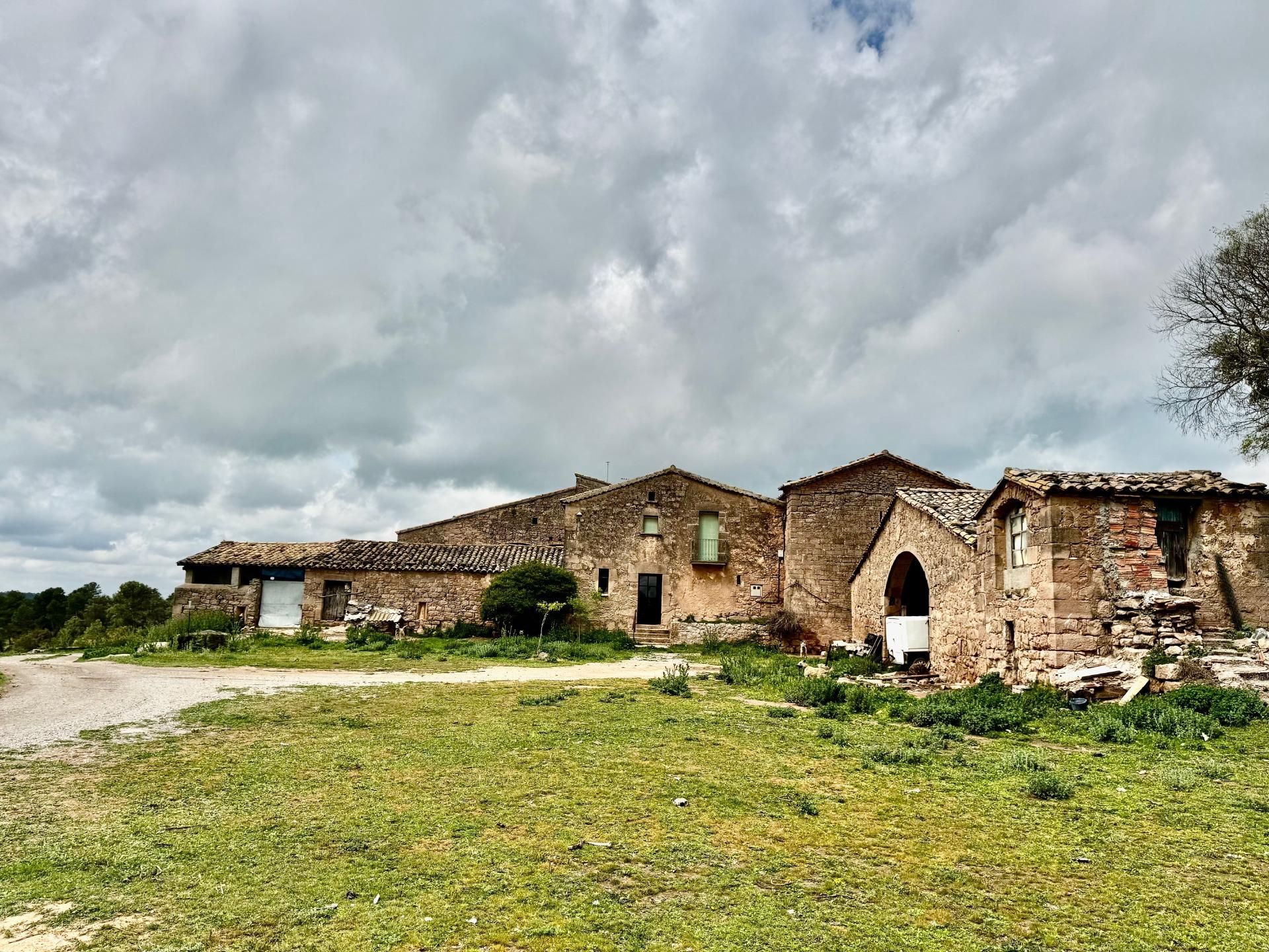 Exterior view of Country house for sale in Aguilar de Segarra  with Private garden