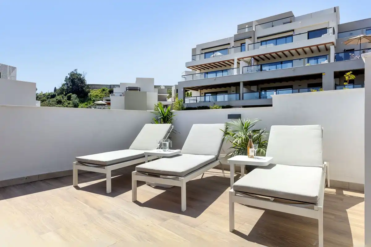 Terrassa de Àtic en venda en Marbella amb Aire condicionat, Terrassa i Moblat