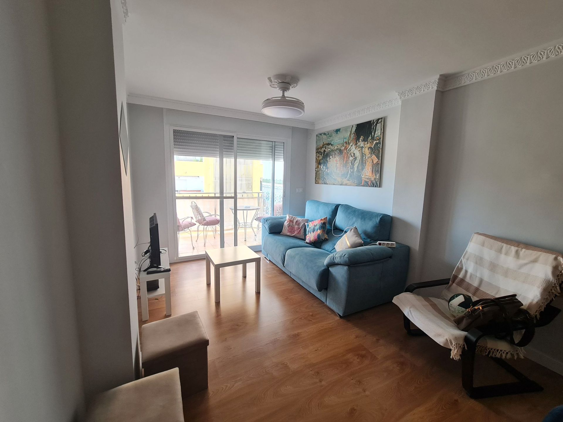 Living room of Flat for sale in Marbella  with Terrace, Furnished and Oven
