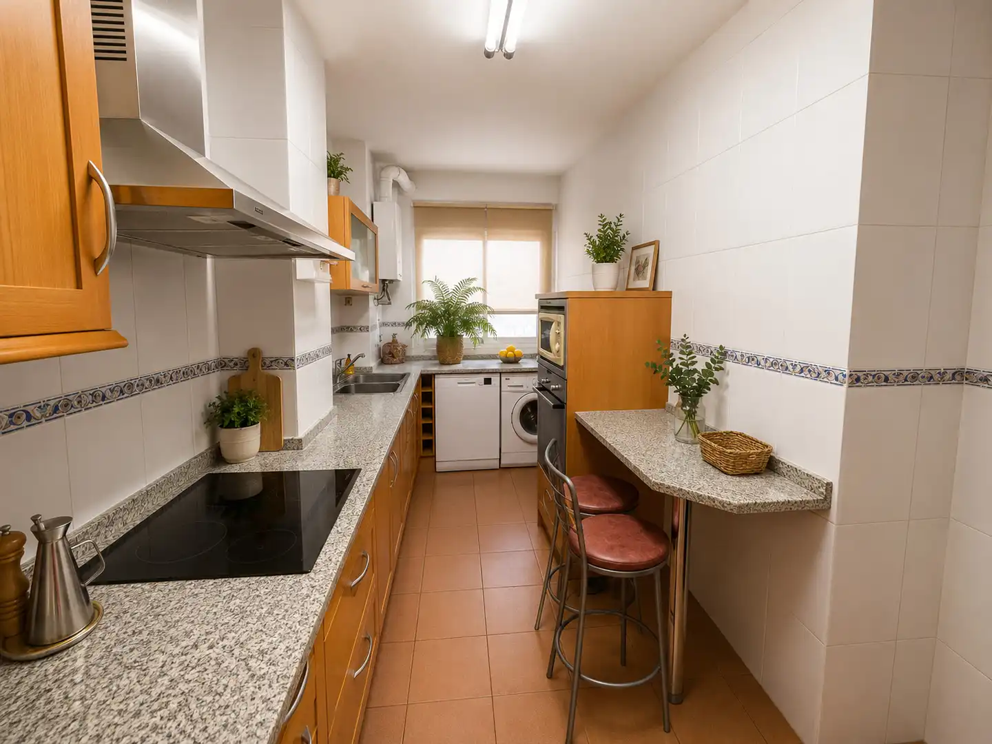 Küche von Wohnung zum Verkauf in Andújar mit Klimaanlage, Terrasse und Möbliert