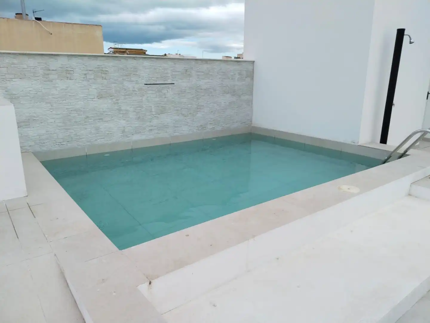 Swimming pool of Flat for rent in Málaga  with Air Conditioner, Heating and Terrace