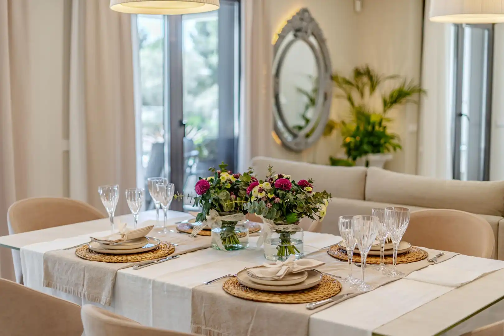 Esszimmer von Wohnung zum Verkauf in Boadilla del Monte mit Klimaanlage, Heizung und Terrasse