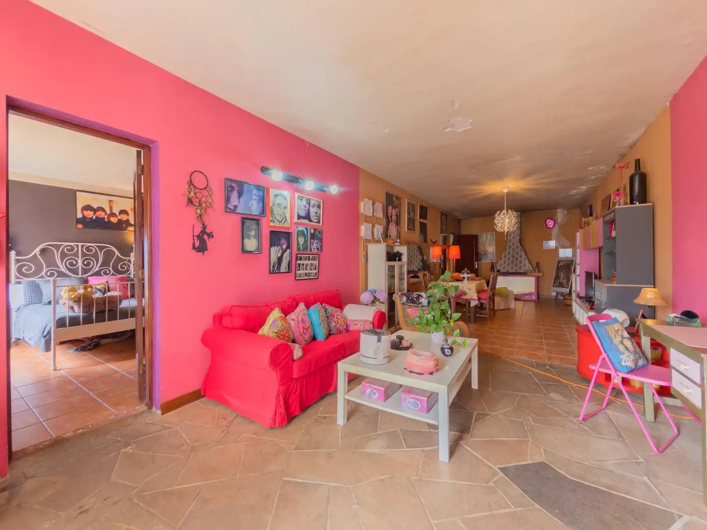 Sala de estar de Casa o chalet en venta en El Rosario con Calefacción, Jardín privado y Terraza