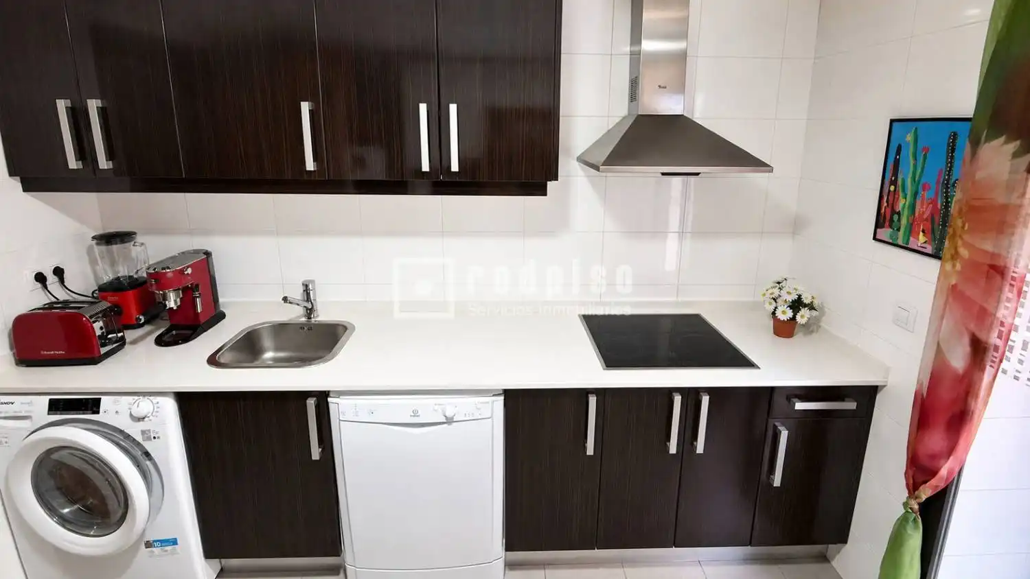 Kitchen of Flat for sale in Paracuellos de Jarama  with Air Conditioner, Heating and Private garden