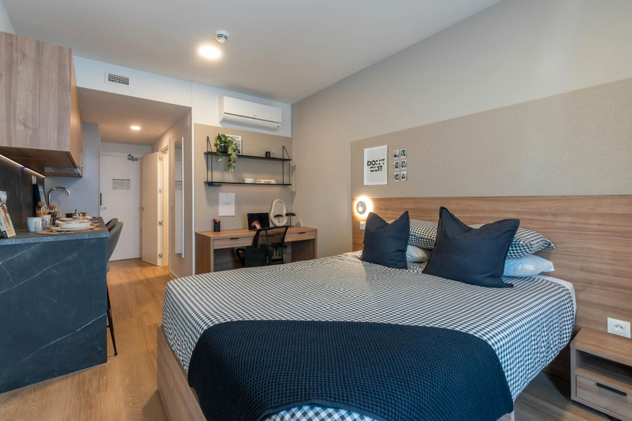 Bedroom of Flat to rent in  Madrid Capital  with Air Conditioner