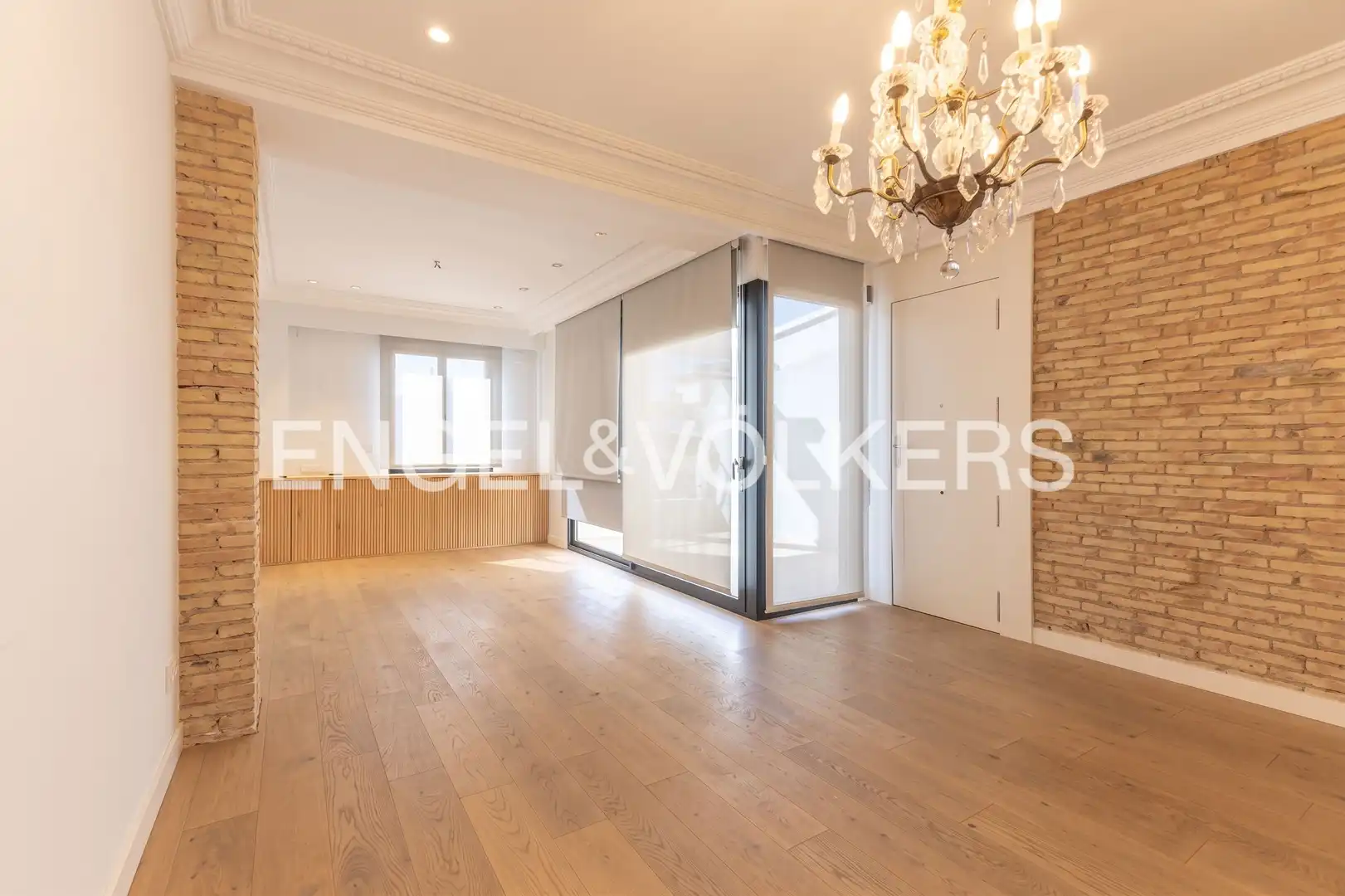 Living room of Attic for rent in Valencia  with Air Conditioner, Heating and Terrace