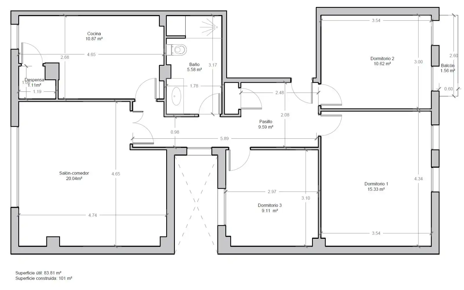 Flat for sale in L'Eixample