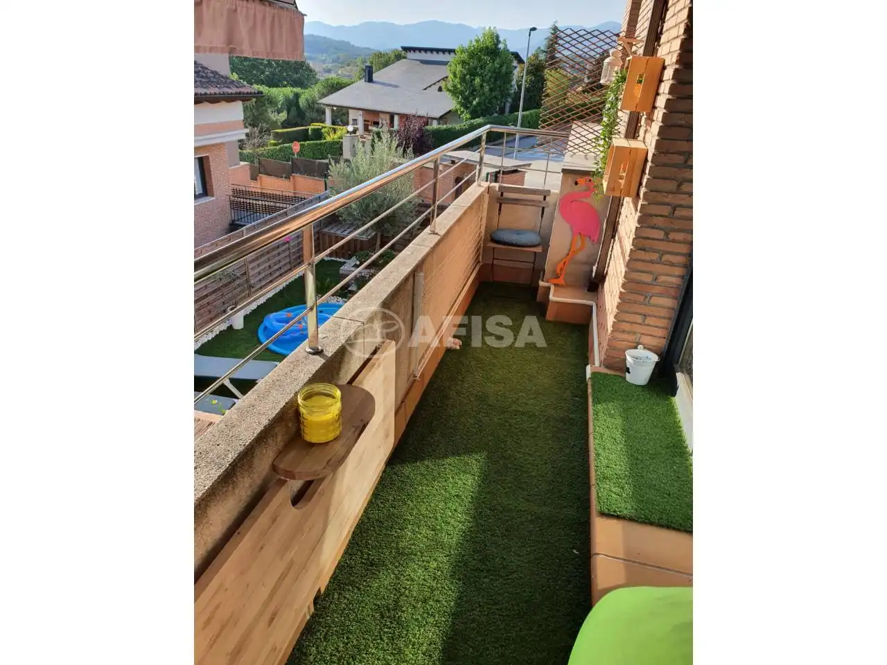 Terraza de Dúplex en venta en Llinars del Vallès con Aire acondicionado, Calefacción y Parquet