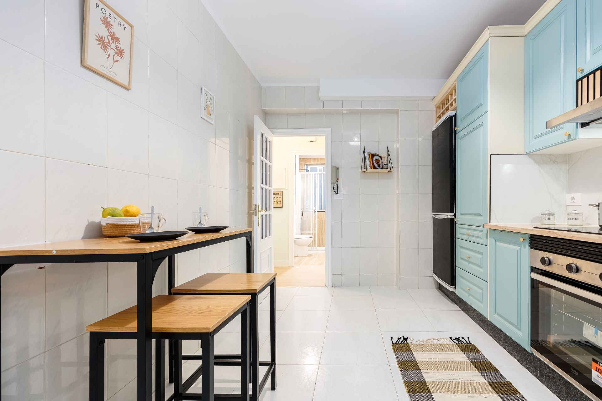 Kitchen of Flat for sale in Vigo   with Heating and Furnished
