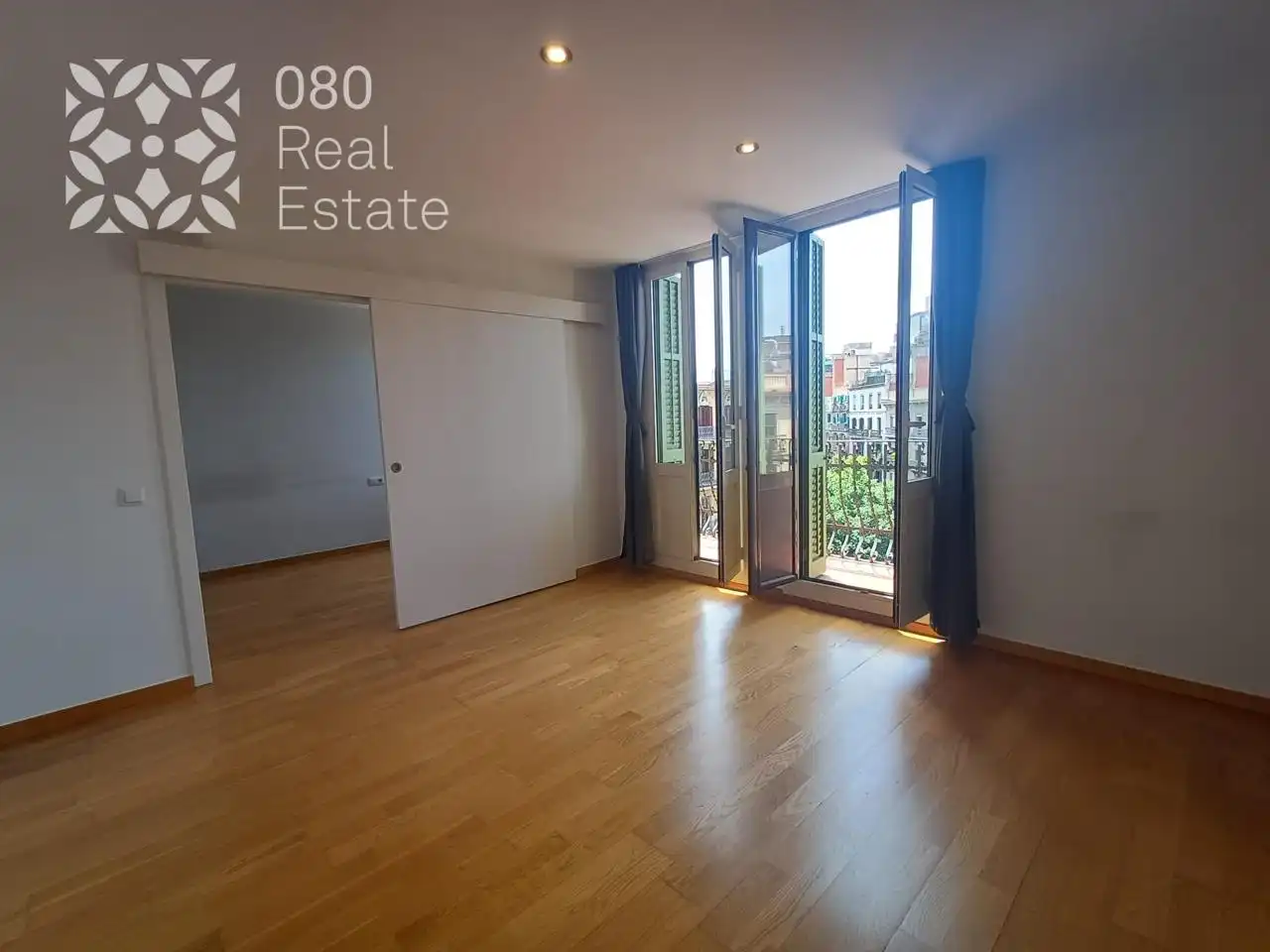 Vista exterior de Piso en venta en Barcelona con Aire acondicionado, Parquet y Terraza