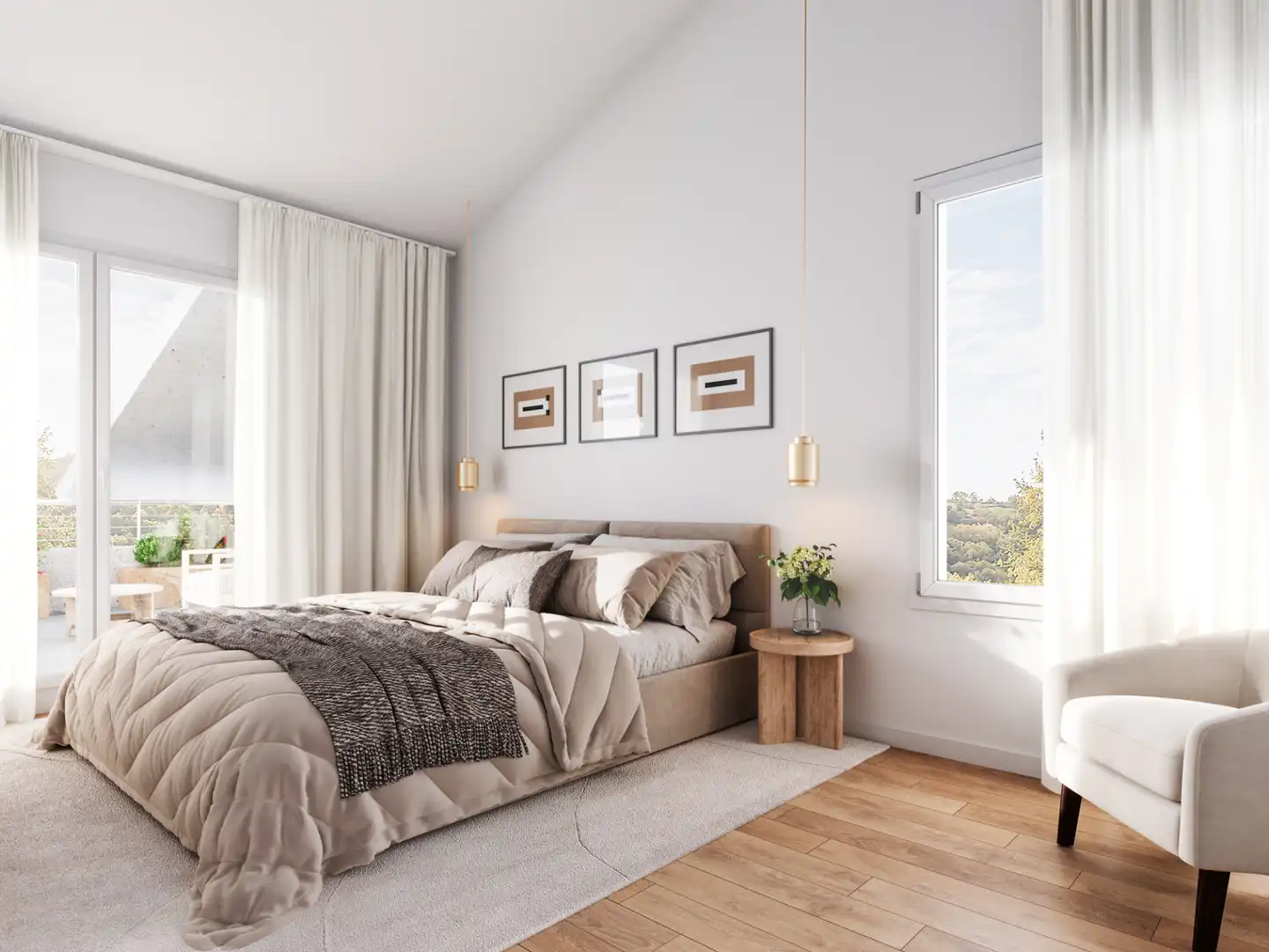Bedroom of Flat for sale in Aizarnazabal  with Heating and Terrace