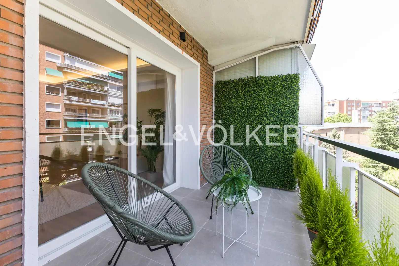 Balcony of Flat for sale in Madrid  with Air Conditioner, Heating and Terrace