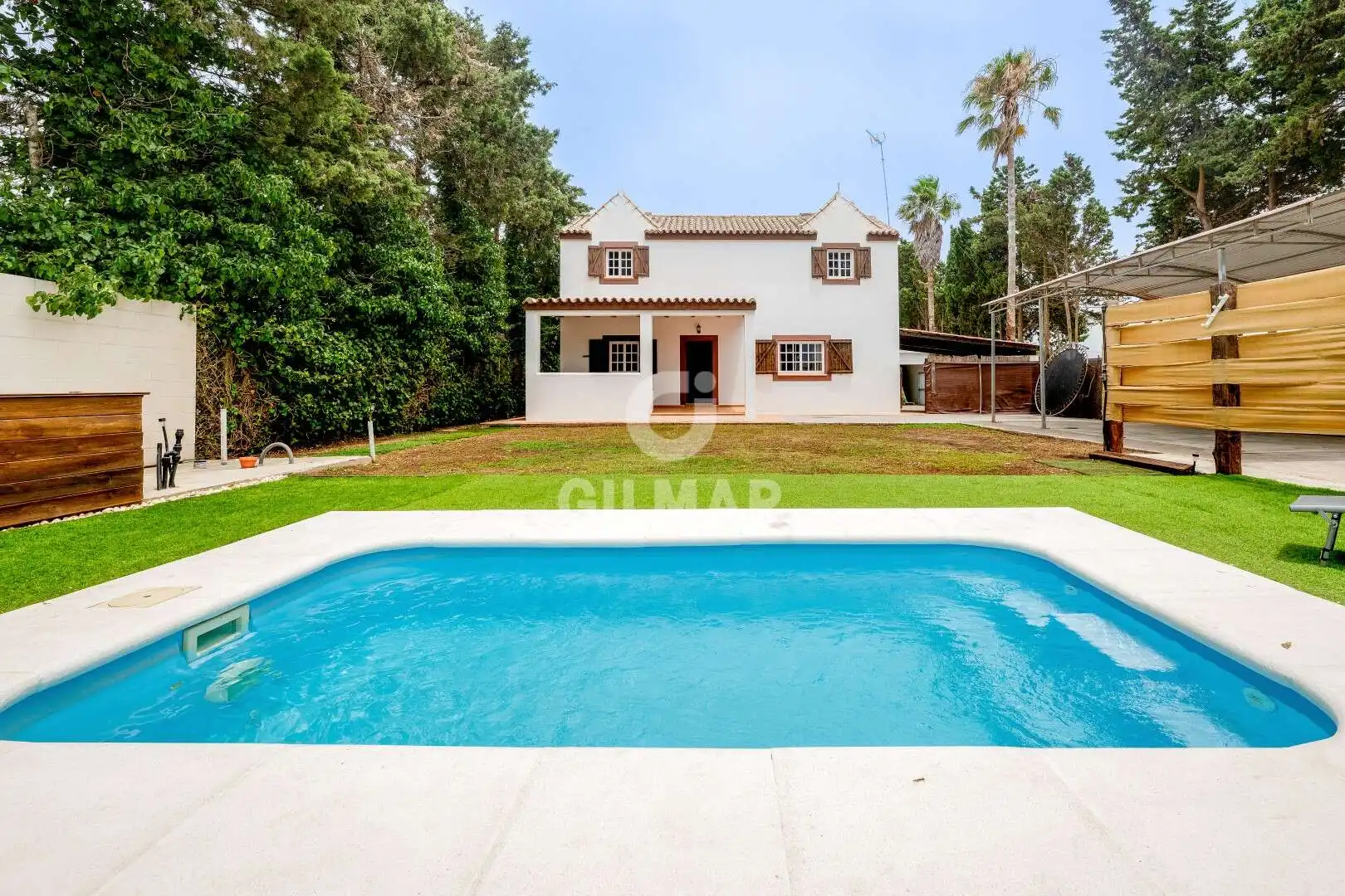 Jardí de Casa o xalet en venda en Vejer de la Frontera amb Calefacció, Jardí privat i Piscina