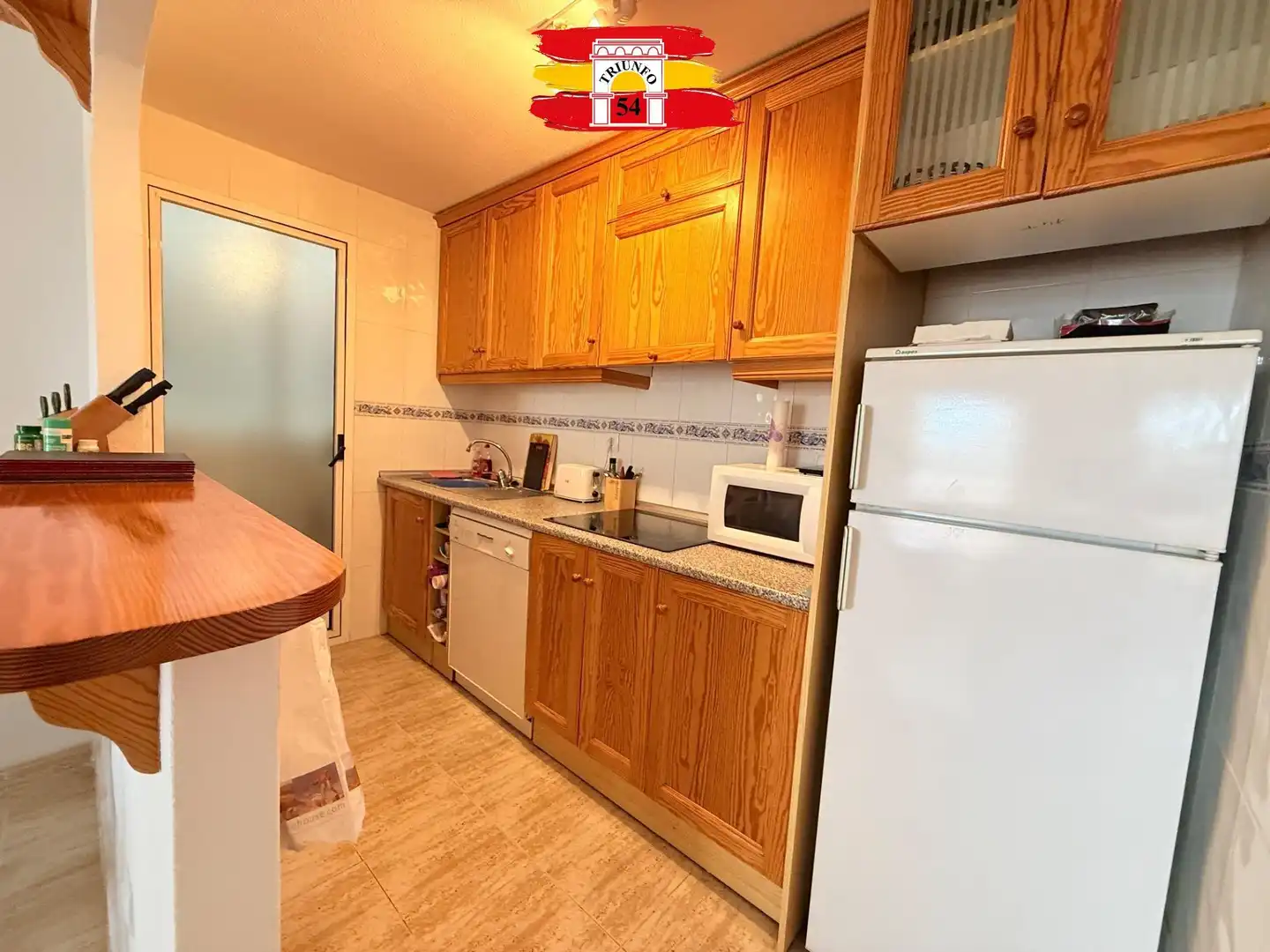 Cocina de Piso en venta en Pilar de la Horadada con Jardín privado, Trastero y Amueblado