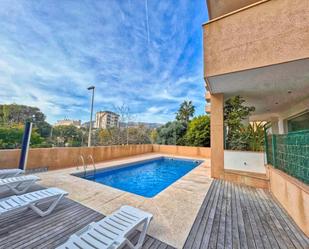 Swimming pool of Flat for sale in Calpe / Calp  with Air Conditioner, Heating and Terrace