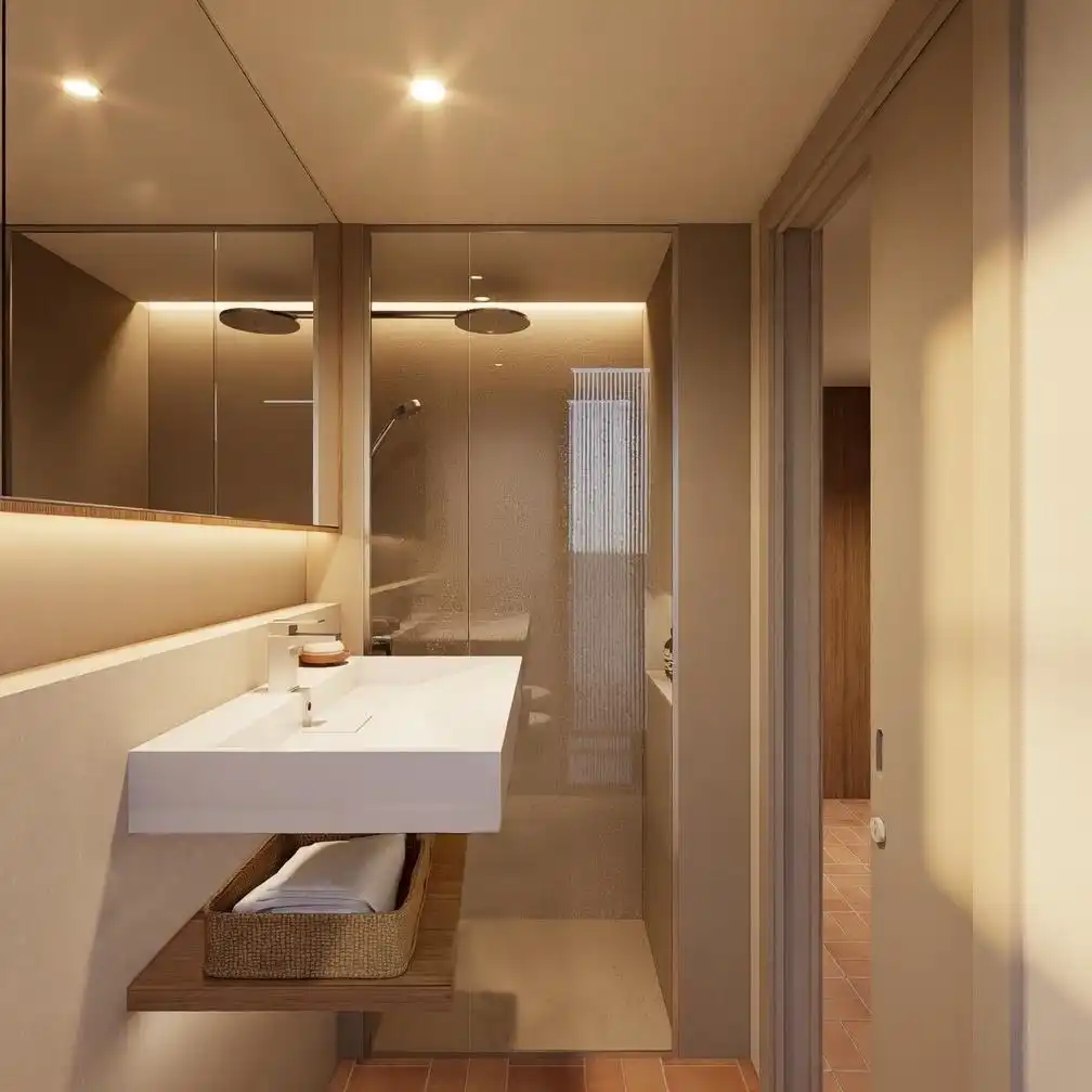Baño de Casa o chalet en venta en Castellví de la Marca con Calefacción, Parquet y Terraza