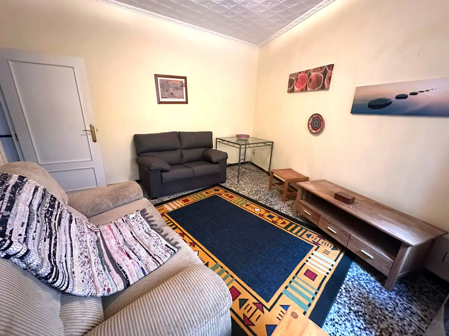 Sala d'estar de Casa o xalet en venda en Benicarló amb Terrassa, Moblat i Forn