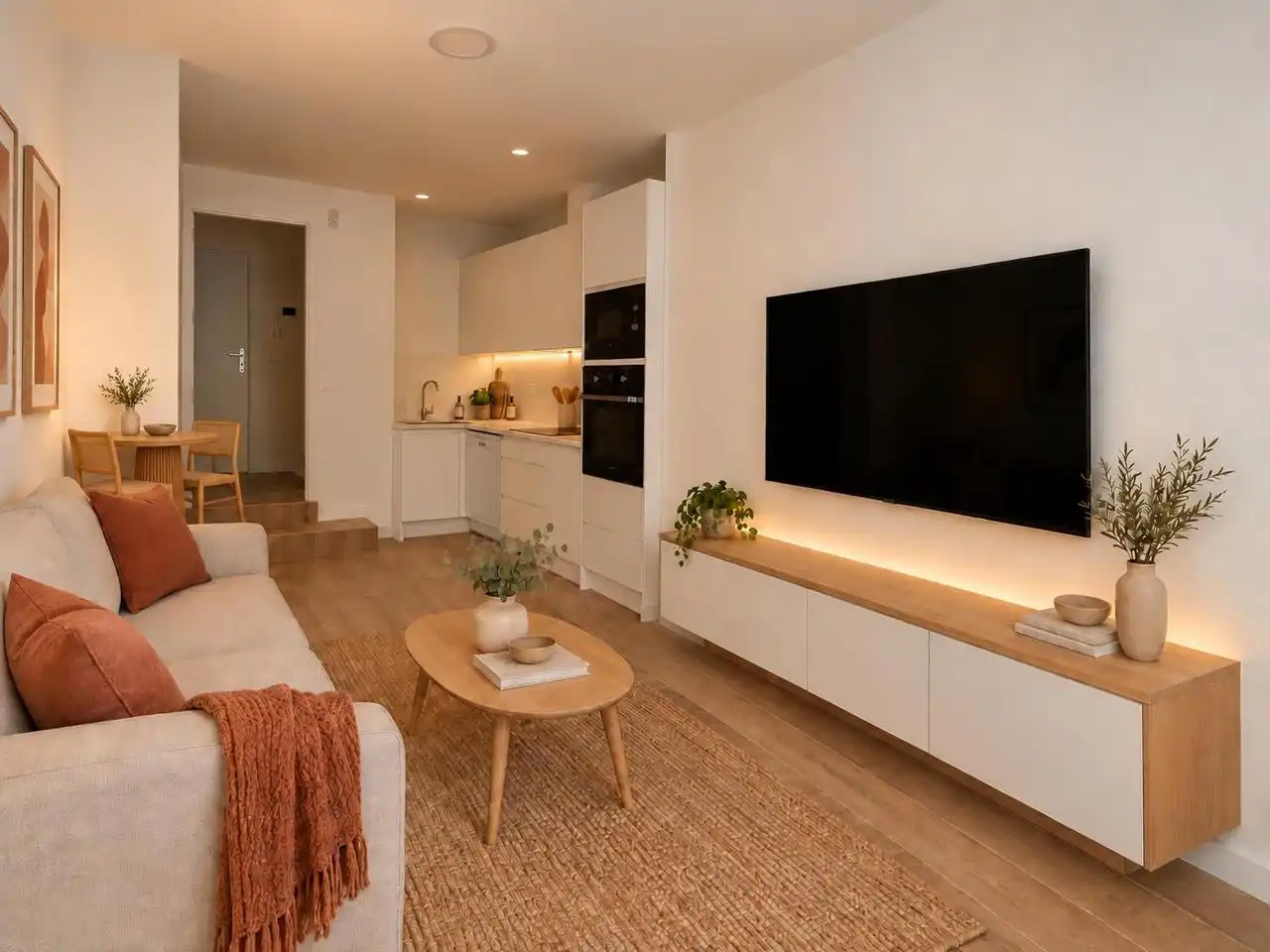 Sala de estar de Planta baja en venta en Getafe con Calefacción