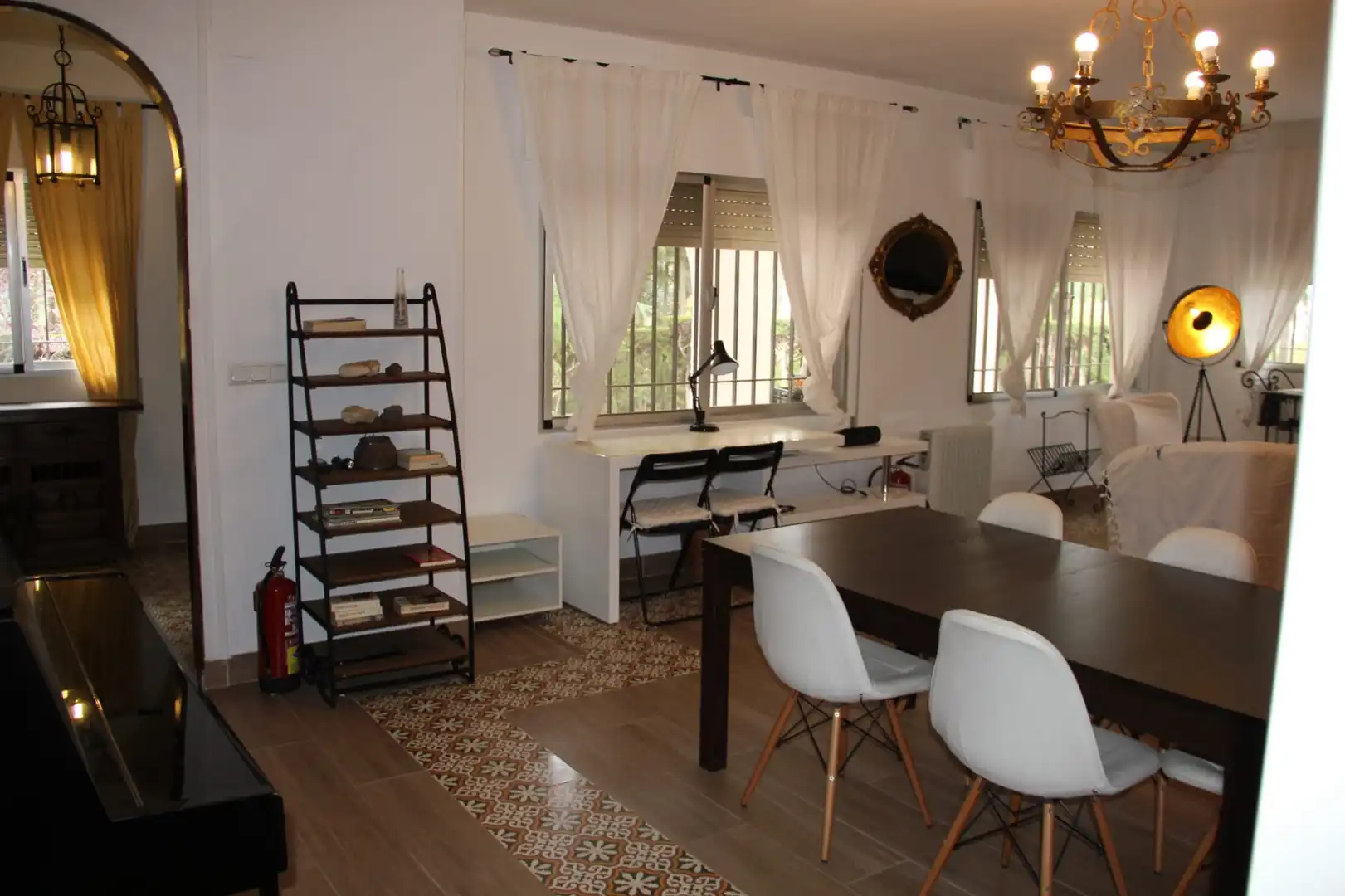 Dining room of Houses for sale in Ronda  with Private garden and Swimming Pool