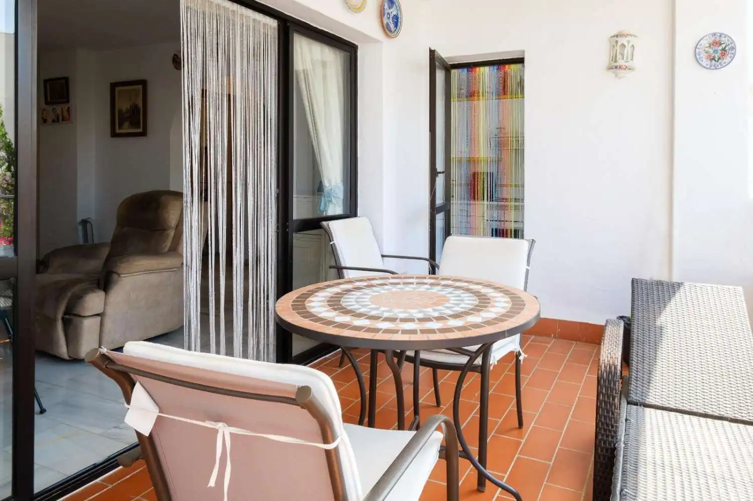 Terraza de Apartamento en venta en Nerja con Piscina y Amueblado