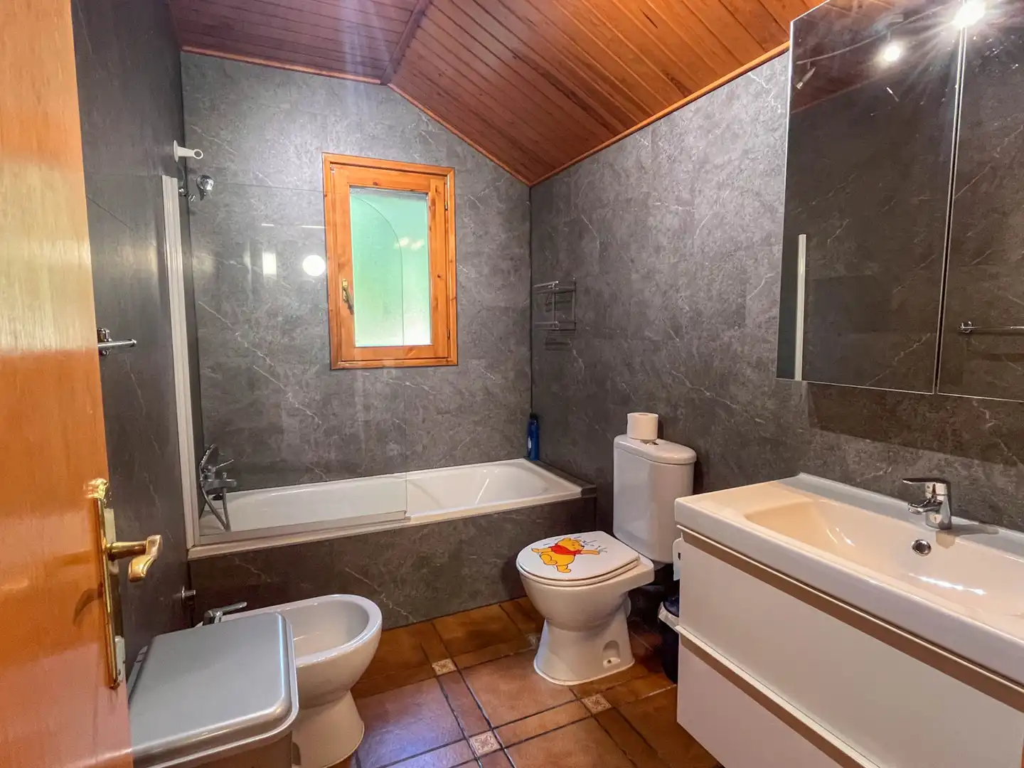Baño de Casa o chalet en venta en Sant Cebrià de Vallalta con Aire acondicionado, Calefacción y Jardín privado
