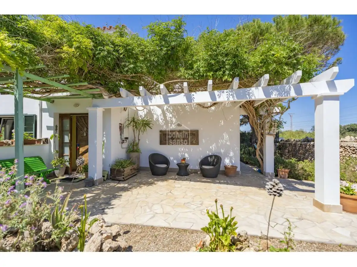 Terrassa de Casa o xalet en venda en Es Castell amb Calefacció, Jardí privat i Terrassa