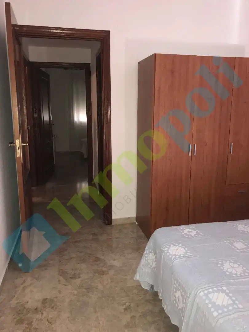 Dormitori de Apartament de lloguer en Badajoz amb Aire condicionat, Calefacció i Jardí privat