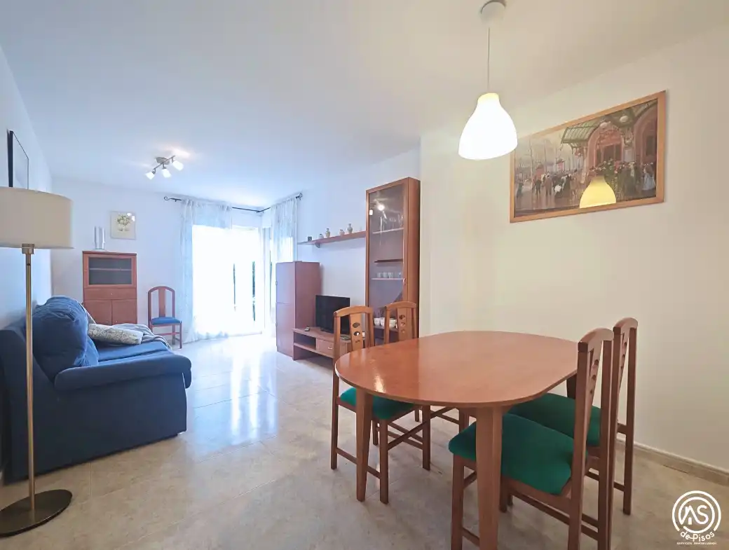 Comedor de Apartamento de alquiler en Mont-roig del Camp con Aire acondicionado, Calefacción y Jardín privado