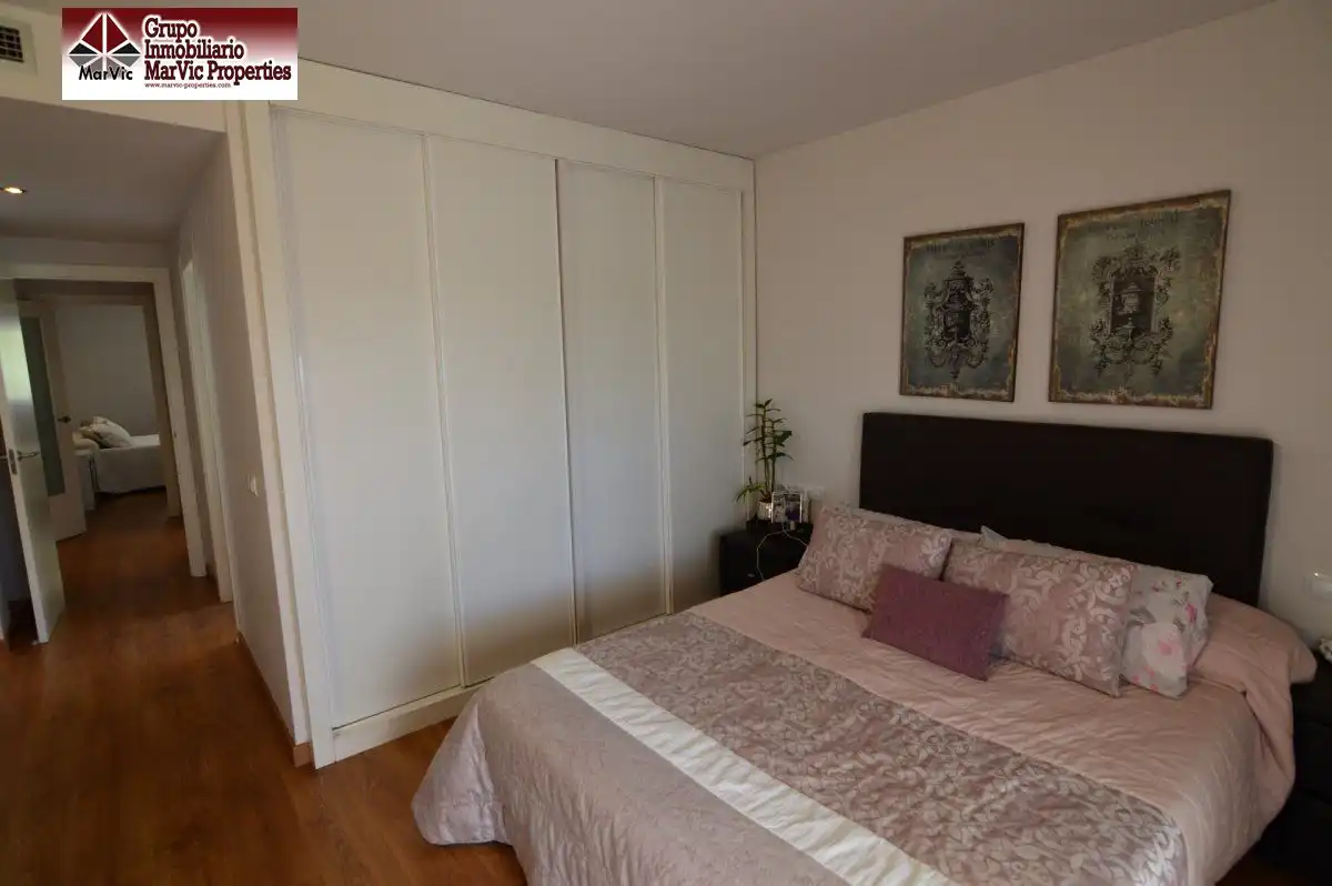 Schlafzimmer von Erdgeschoss zum Verkauf in Altea mit Privatgarten, Möbliert und Gemeinschaftspool