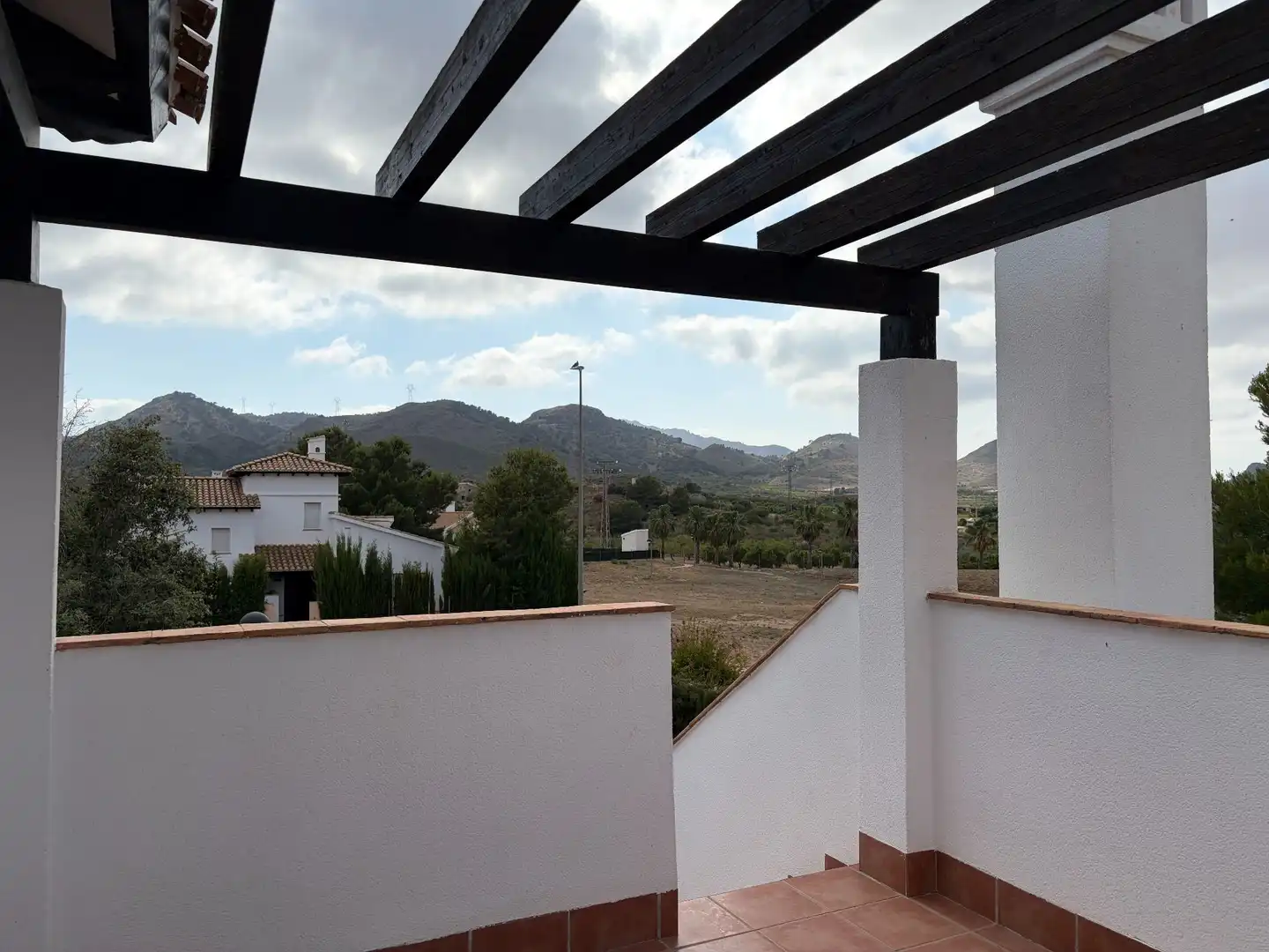 Terraza de Casa o chalet en venta en Fuente Álamo de Murcia con Aire acondicionado, Jardín privado y Terraza