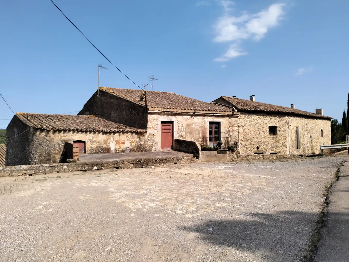 Vista exterior de Finca rústica en venta en Vilopriu con Terraza y Balcón