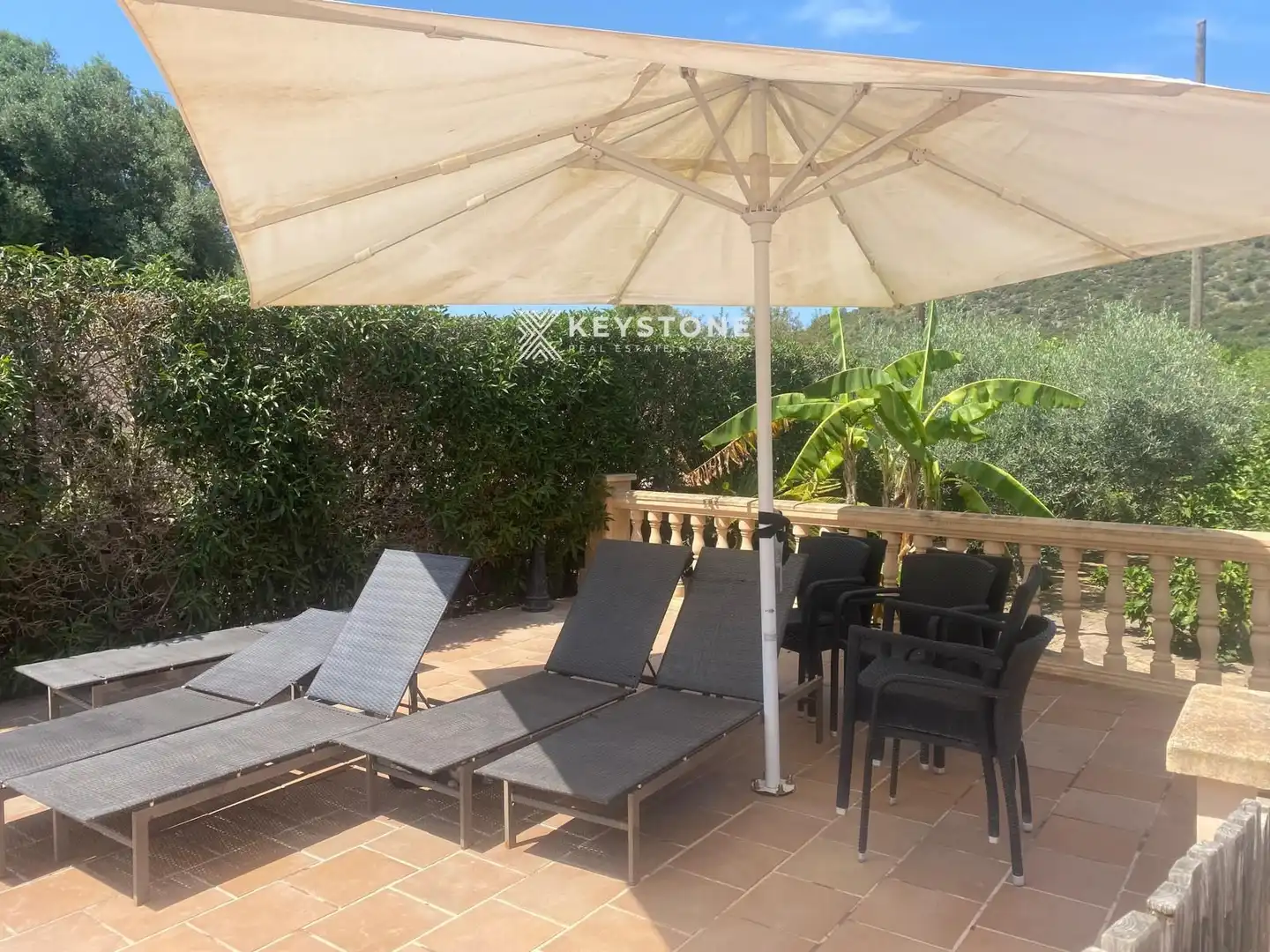 Terraza de Casa o chalet de alquiler en Son Servera con Jardín privado y Piscina