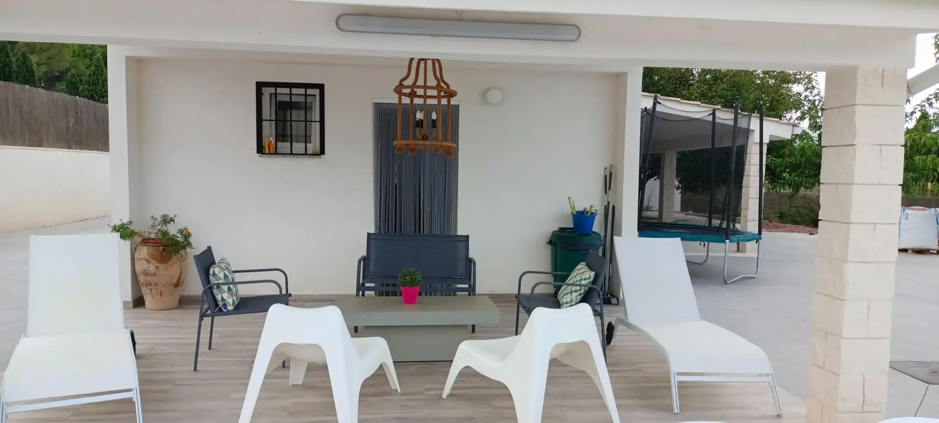Terraza de Casa o chalet en venta en Benimarfull con Aire acondicionado, Calefacción y Jardín privado
